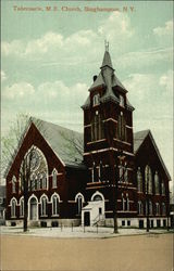 Tabernacle M.E. Church Binghamton, NY Postcard Postcard