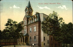 Currier School Haverhill, MA Postcard Postcard