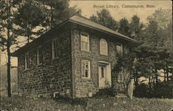 Bryant Library Cummington, MA Postcard Postcard