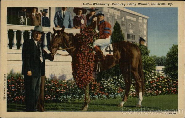 Whirlaway, the Kentucky Derby Winner Louisville Horse Racing