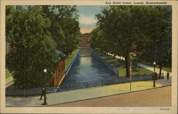 Ann Street Canal Lowell Massachusetts