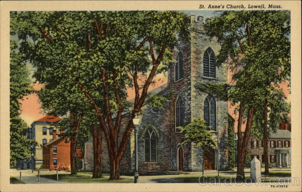 St. Anne's Church, Lowell, Mass Massachusetts