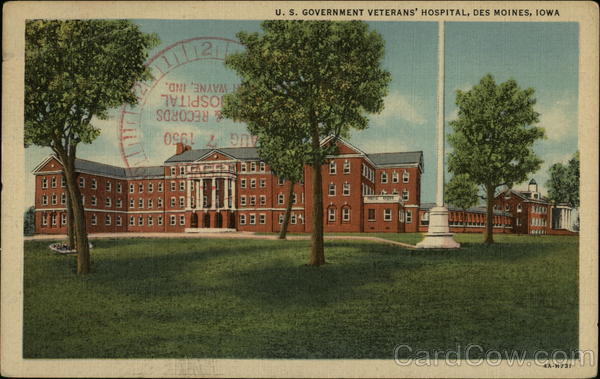 U.S. Government Veterans Hospital Des Moines Iowa