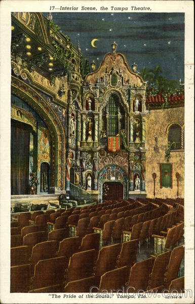 Interior Scene, The Tampa Theatre Florida