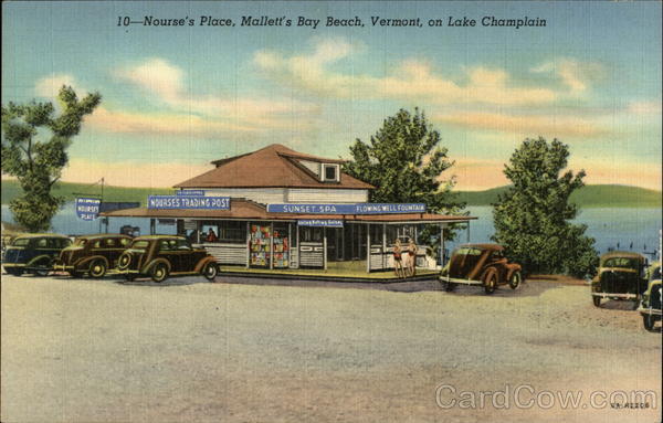 Nourse's Place, Mallett's Bay Beach Colchester Vermont