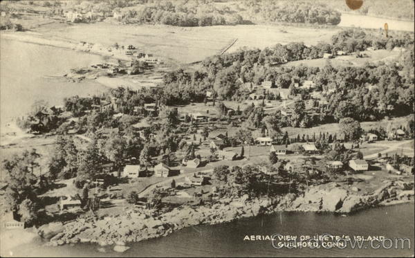 Aerial View of Leete's Island Guilford Connecticut