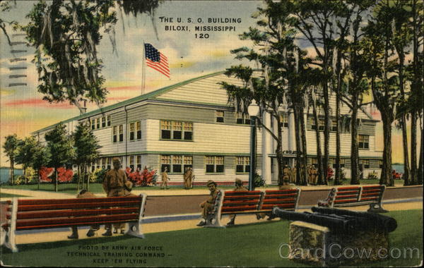 The U.S.O. Building Biloxi Mississippi