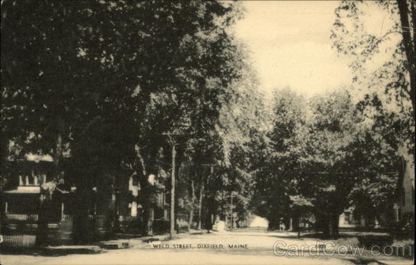 Weld Street Dixfield Maine