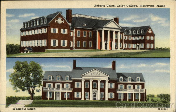 Roberts Union and Women's Union, Colby College Waterville Maine