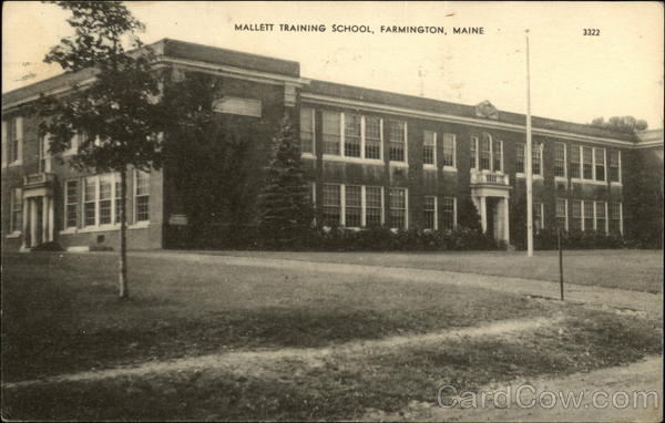 Mallett Training School Farmington Maine
