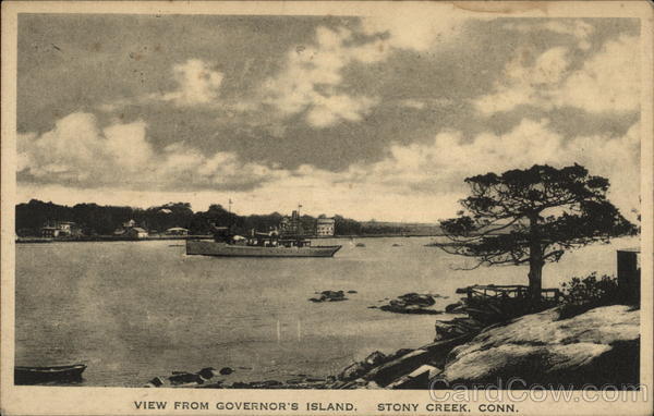 View from Governor's Island Stony Creek Connecticut