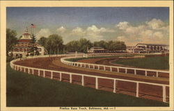 Pimlico Race Track Baltimore, MD Postcard Postcard