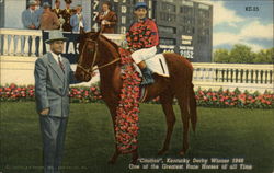 "Citation", Kentucky Derby Winner 1948 Postcard