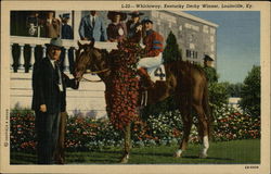 Whirlaway, the Kentucky Derby Winner Postcard