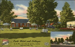 Park Motel and Cottages Richmond, VA Postcard Postcard