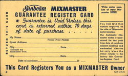 Sunbeam Corporation, Chicago, IL Postcard