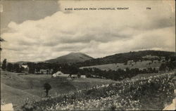 Burke Mountain from Lyndonville Vermont Postcard Postcard