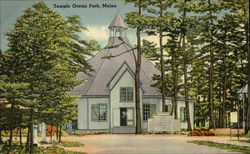 Temple Ocean Park, ME Postcard Postcard