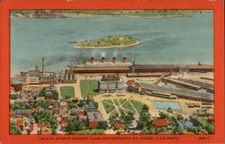 Halifax Showing Georges Island And Dartmouth, N.S., Canada Postcard