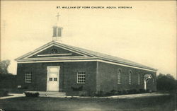 St. William of York Church Aquia, VA Postcard Postcard