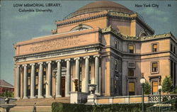 Low Memorial Library, Columbia Unviversity New York City, NY Postcard Postcard