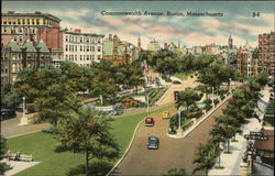 Commonwealth Avenue Postcard