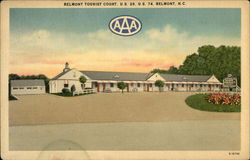 Belmont Tourist Court Postcard