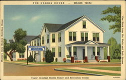 The Harris House Marlin, TX Postcard Postcard