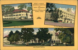 Scott and White Memorial Hospitals and Scott, Sherwood, and Brindley Foundation Temple, TX Postcard Postcard