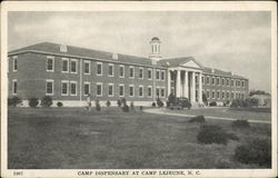 Camp Dispensary Camp Lejeune, NC Postcard Postcard