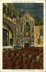 Interior Scene, The Tampa Theatre Postcard