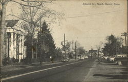 Church St North Haven, CT Postcard Postcard