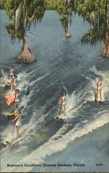 Neptune's Daughters Cypress Gardens, FL Postcard Postcard