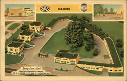 Spring Court Motel Postcard