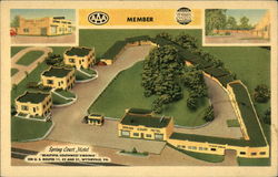 Spring Court Motel Postcard