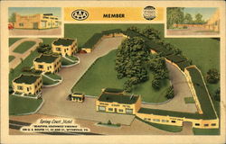 Spring Court Motel Wytheville, VA Postcard Postcard