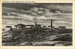Panorama of Star Island Postcard