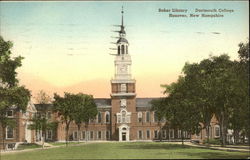 Dartmouth College - Baker Library Postcard