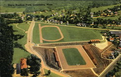 Doyle Stadium Field Leominster, MA Postcard Postcard