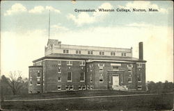 Gymnasium at Wheaton College Norton, MA Postcard Postcard