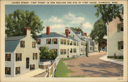 Leyden Street Postcard
