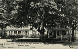 Doolittle Universalist Home for Aged Persons Foxboro, MA Postcard Postcard