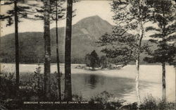 Borestone Mountain and Lake Onawa Postcard