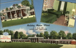 Holiday House Motel Postcard