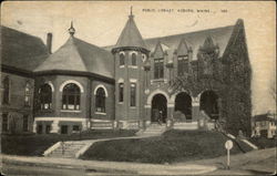 Public Library Auburn, ME Postcard Postcard