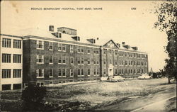 Peoples Benevolent Hospital Fort Kent, ME Postcard Postcard