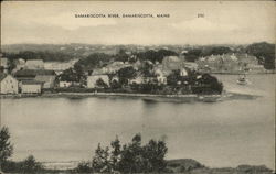 Damariscotta River Maine Postcard Postcard