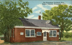 The Homestead Sandwich Shop - Amana Colonies Postcard