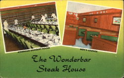 The Wonderbar Steak House - Athenian Banquet Room and Men's Lounge Postcard