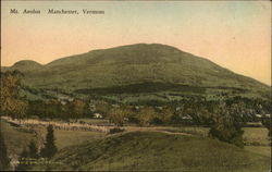 Mt. Aeolus Manchester, VT Postcard Postcard